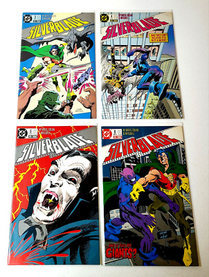 SILVERBLADE 3  4 6 8 (DC Comics, 1987, 1988) Vintage Comic Books (LOT OF 4)