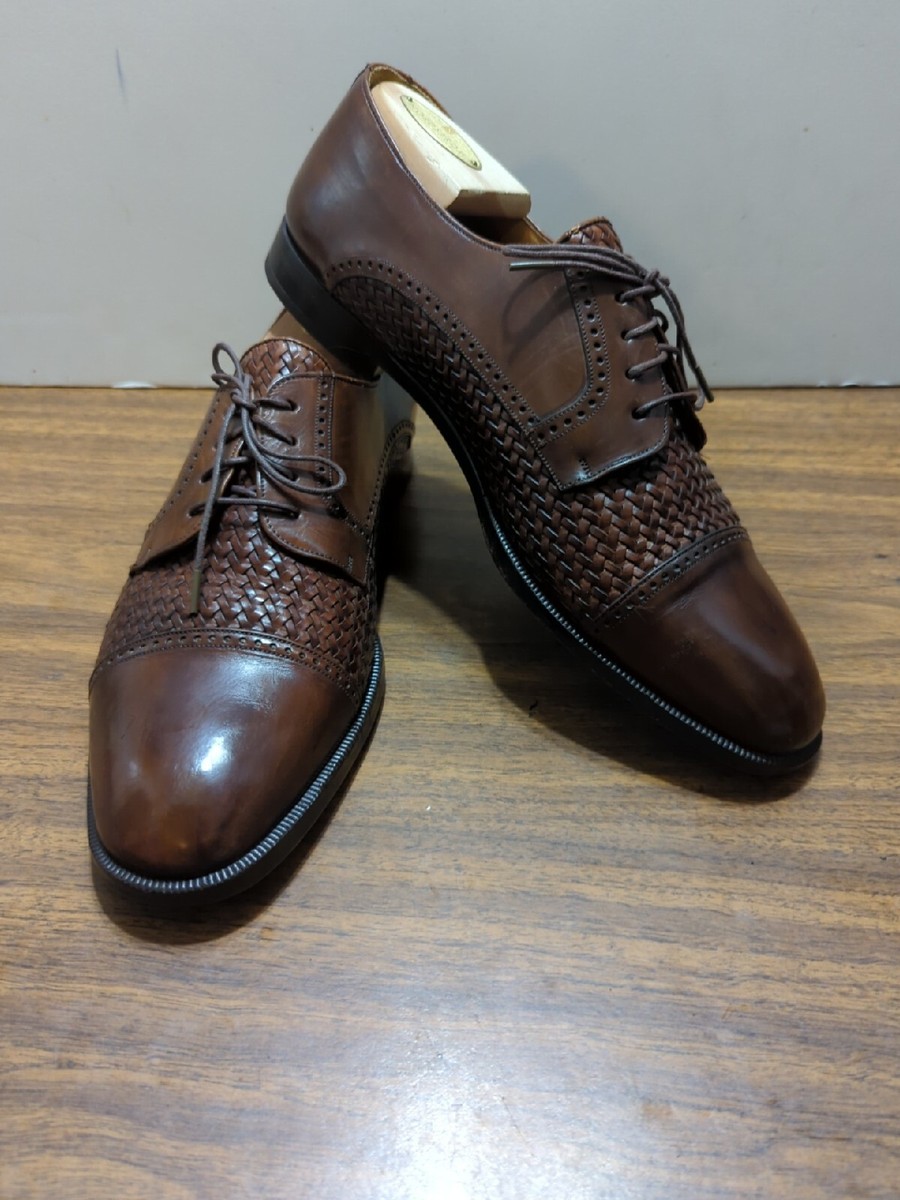 Mezlan Cancun All Leather 9.5M- Dark Brown Oxford Made In  display picture 1