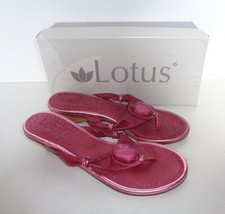 Lotus Ladies Womens Shoes Pink Leather Designer Sandals Flats RRP £37 New Size 3