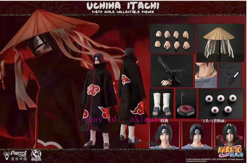 RocketToys Roc-003 1/6 Uchiha Itachi Action Figure Toy Model