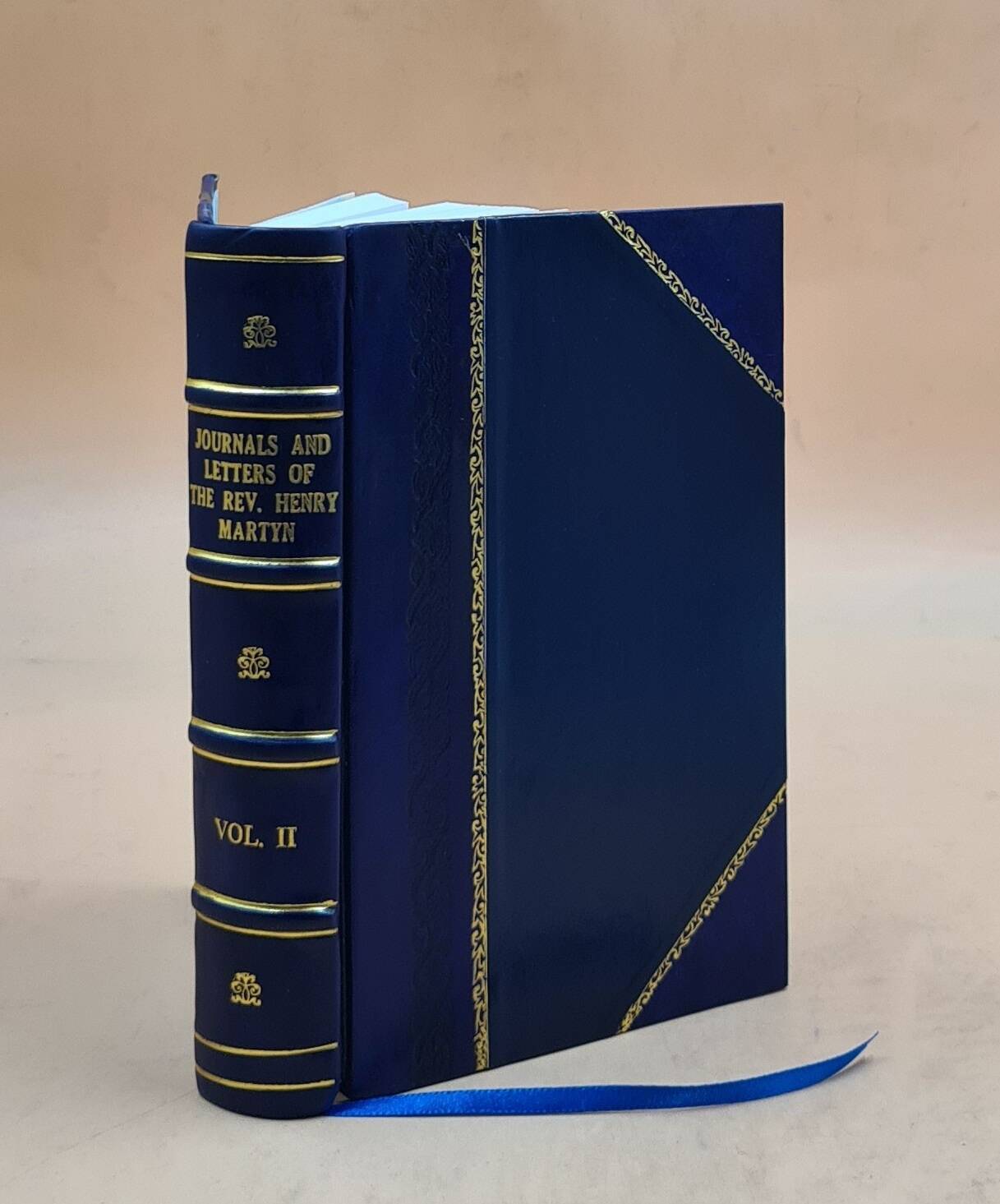 Rev Henry Martyn Journal & Letters Leather Bound Edition Edited by S Wilberforce-image