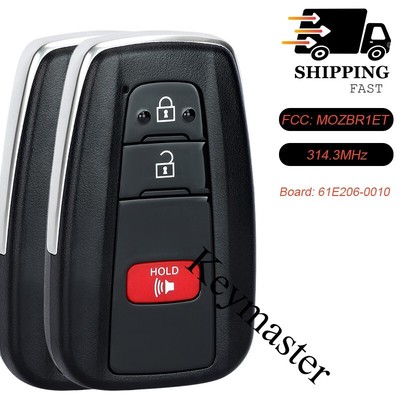 2 for Toyota C-HR CHR 2018 2019 2020 2021 Smart Key Keyless Remote Fob MOZBR1ET