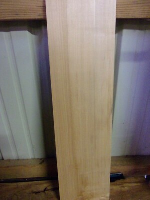 1 PC MAPLE LUMBER WOOD KILN DRIED BOARD 24''X 6 1/2''X 1/2'' LOT 456R RIFT SAWED