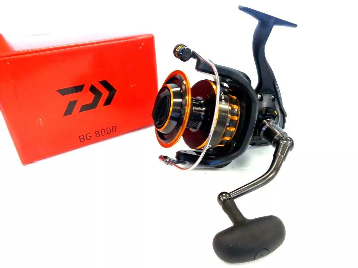 Daiwa BG 8000 Black & Gold Series Spinning Large Saltwater Reel - Durable  with Digigear Technology