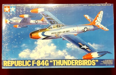 Tamiya Model Kit 61077 1:48 Scale Republic F-84G ''Thunderbirds'' NIPW Factory S.