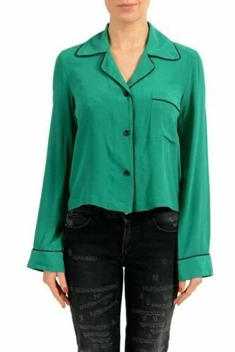 Silk Green Tops for Women