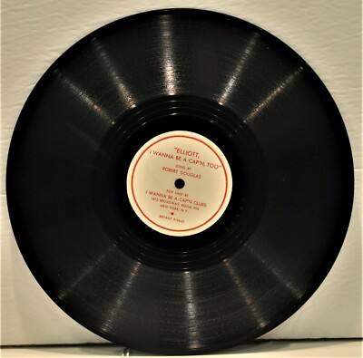 ROBERT DOUGLAS  ''Elliott, I Wanna Be A Cap'n Too''  One Sided  78 RPM