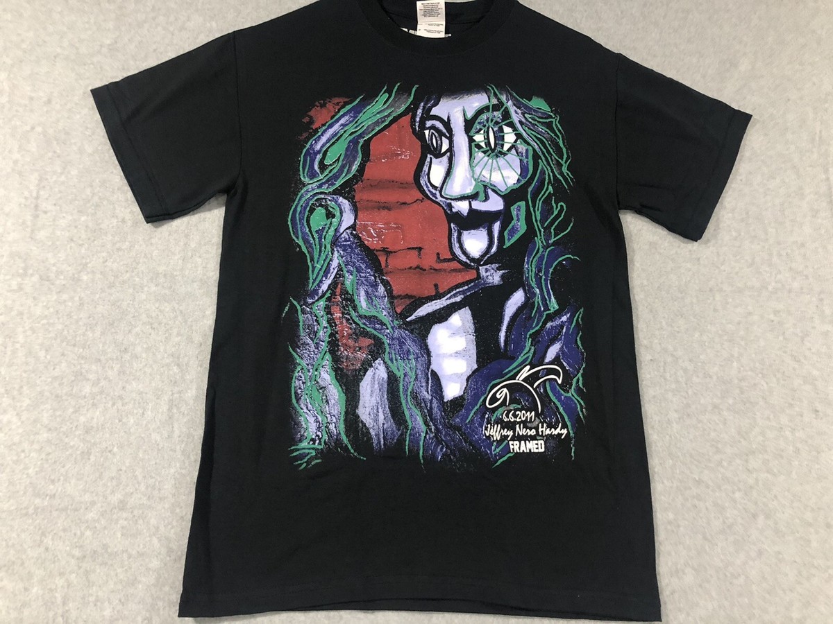 Jeff Hardy Impact Wrestling Jeffrey Nero Hardy Framed Art T Shirt