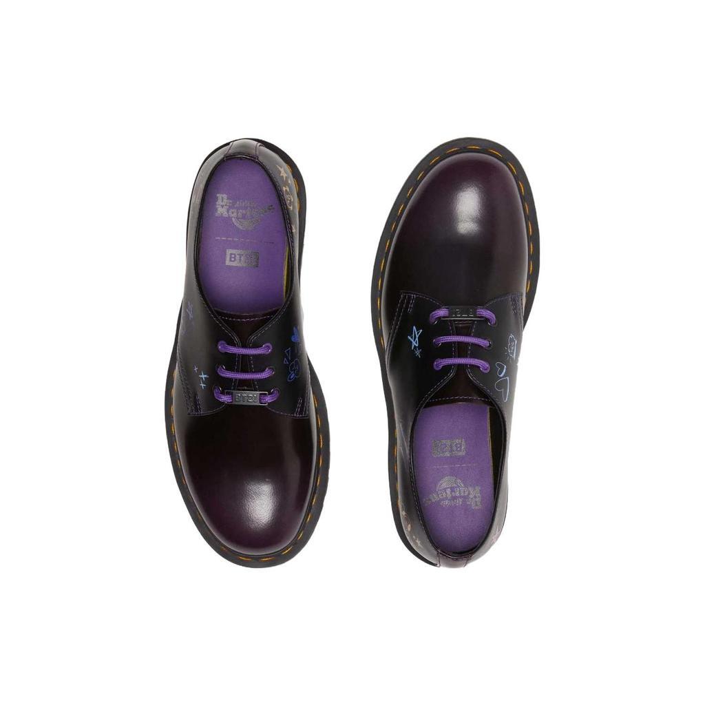 Dr. Martens x BT21 1461 Black Oxford Leather Shoes 3 eyes 30893511