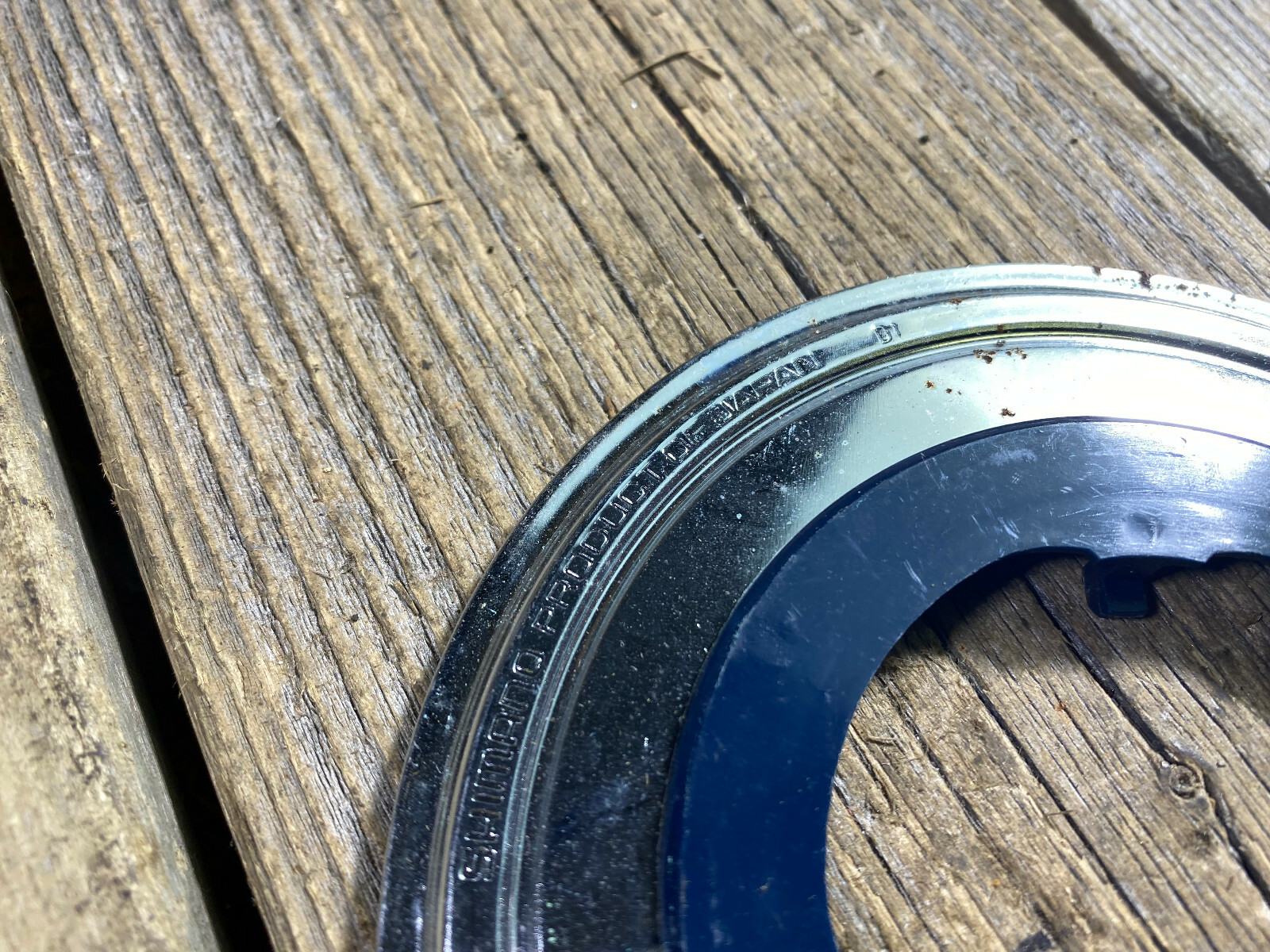 SHIMANO BIKE BICYCLE REAR WHEEL SPOKE PROTECTOR SPOKE GUARD NOS RUSTED