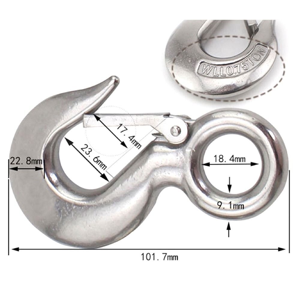 Lock Chain Connecting Ring Carabiners Safety Snap Hook Climbing Gear