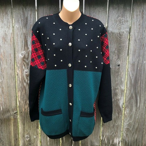 Harve Benard Vintage Cardigan Sweater 