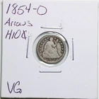 1854-O H10C Seated Liberty Half Dime in VG Condition #4215