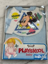 New Vintage Playskool Baby Sleep N Play Disney Footie Sleeper Mickey 3-6 Months
