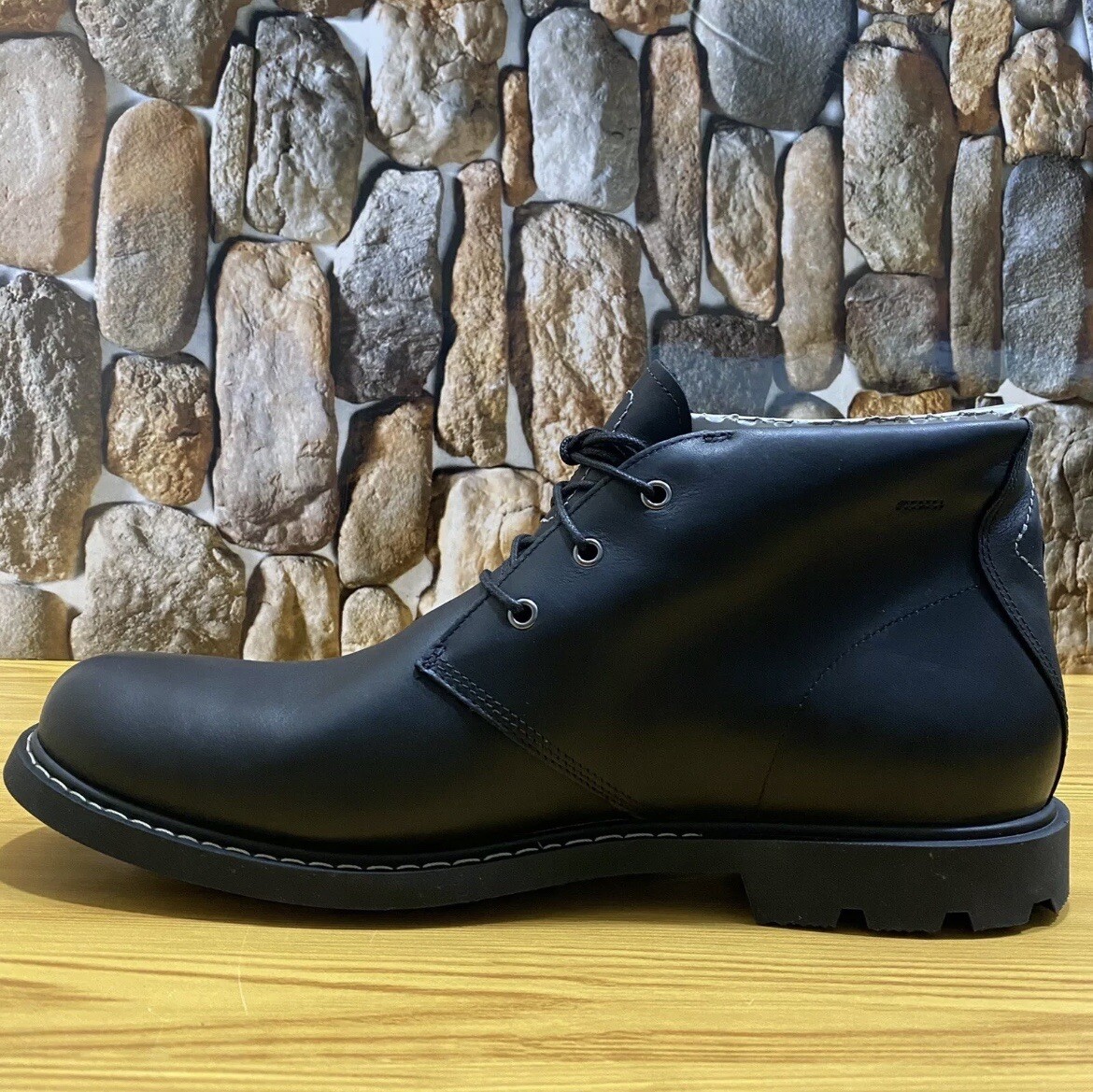 TIMBERLAND MEN'S BELANGER EK+ 6-INCH WATERPROOF CHUKKA BLACK BOOT A42X1 Sz:11.5M image 6