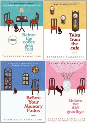  Paperback Before the Coffee Gets Cold Series 4 Books Set Toshikazu Kawaguchi 