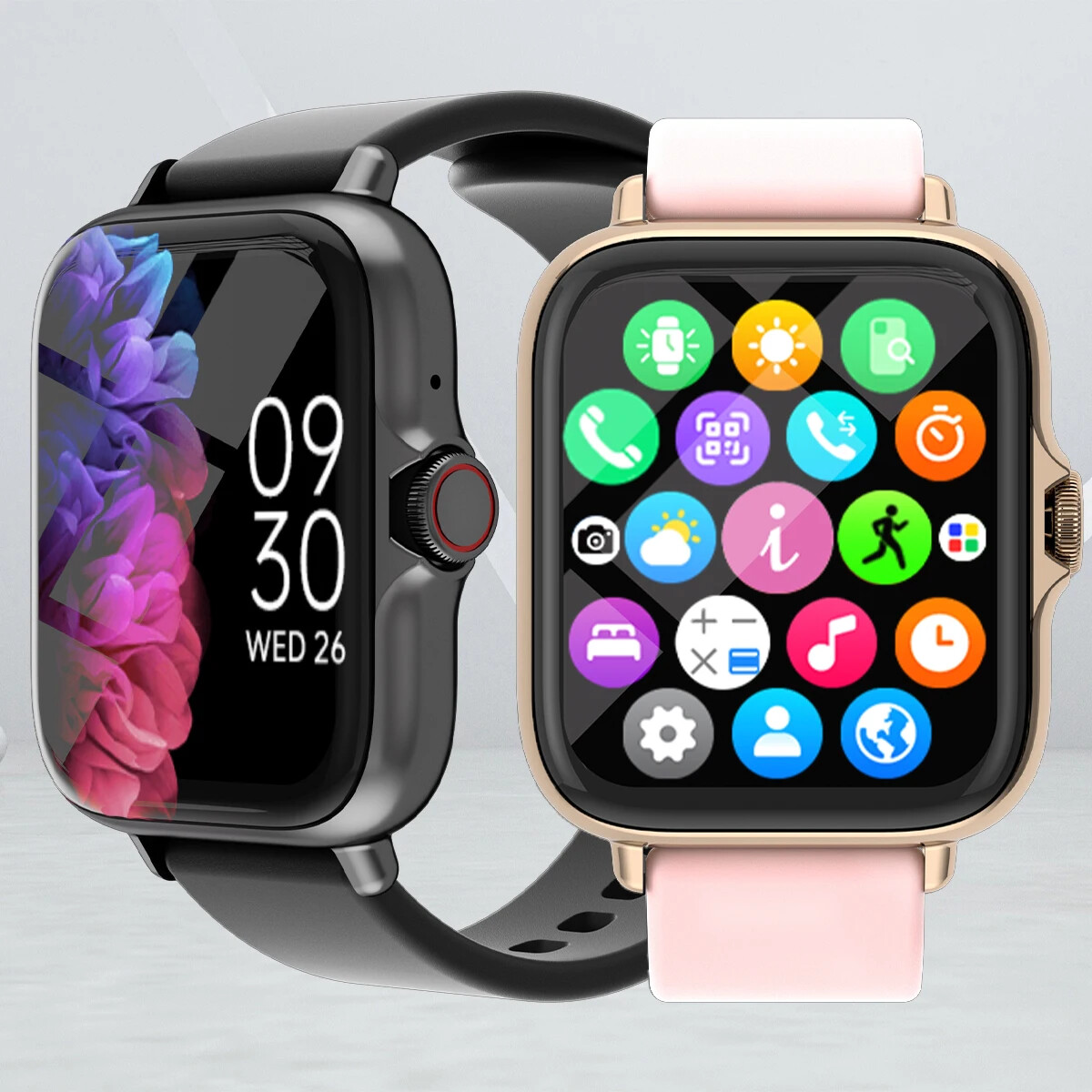 Reloj Inteligente Impermeable Con Podómetro Para Iphone Y Android Smartwatch