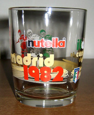 BICCHIERE NUTELLA Italia Campione del mondo Madrid 1982 - Vintage da collezione