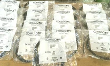 Lot of (17) Commscope Systimax Solutions GS8E-BK-12FT 12' Black Patch Cable 