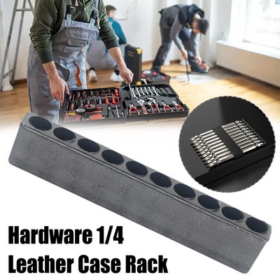 Screwdriver Bits Holder 1/4 Hex Shank Plastic Drill Bit Storage Organizer NEW