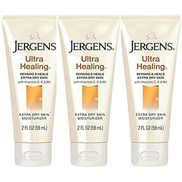 3 Pack- Jergens Ultra Healing Extra Dry Skin Moisturizer- 2 Fl Oz Each 