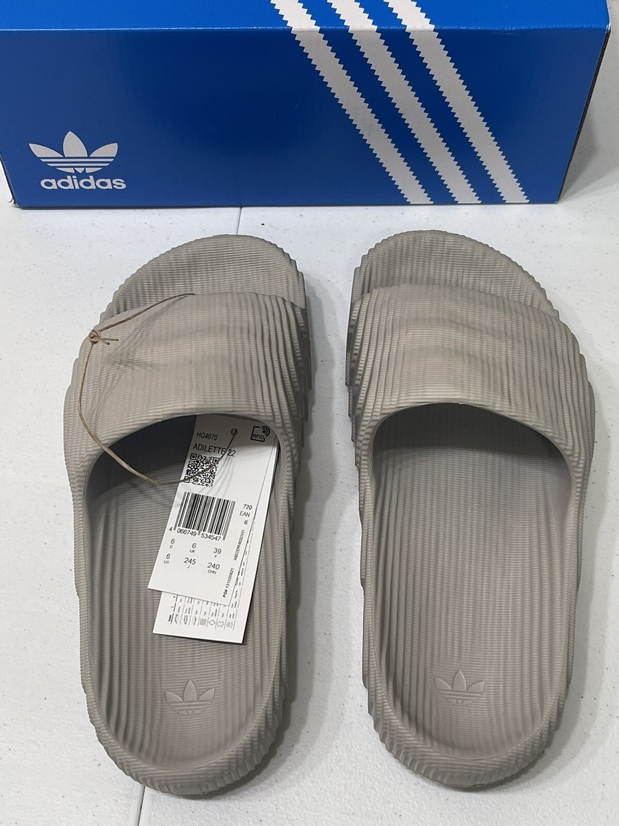 Adidas Adilette 22 Men's Core Black/Light Brown Slides