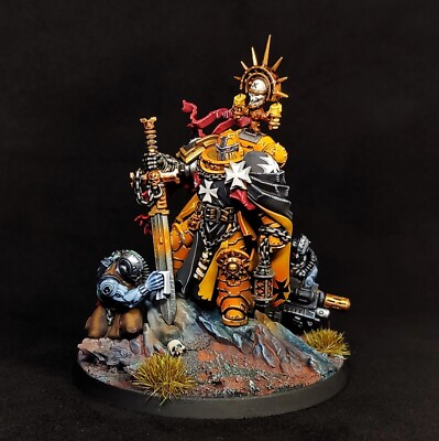 High Marshal Helbrecht Black Templars painted Warhammer 40k Space Marines Elite