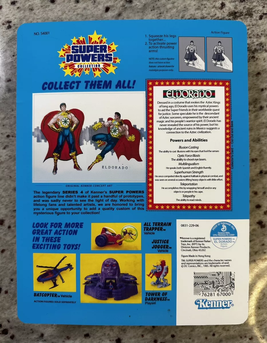 Custom Kenner Super Powers - SUPER AMIGOS RIDDLER - Mint-on-Card!