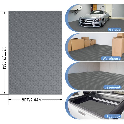 Coin Garage Floor Mat PVC Flooring Roll Anti-Slip Gym Under Car Protect Cove - Picture 14 of 15