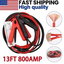 Heavy Duty Power Jumper Booster Cables Commercial Grade Battery 2 Gauge 800 Amp Heavy Duty Power Jumper Booster Cables Commercial Grade Battery 2 Gauge 800 Amp
