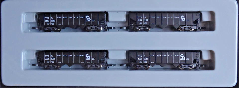 Märklin Z Miniclub 82590; US-Güterwagenset C&O, wie neu in OVP /W944