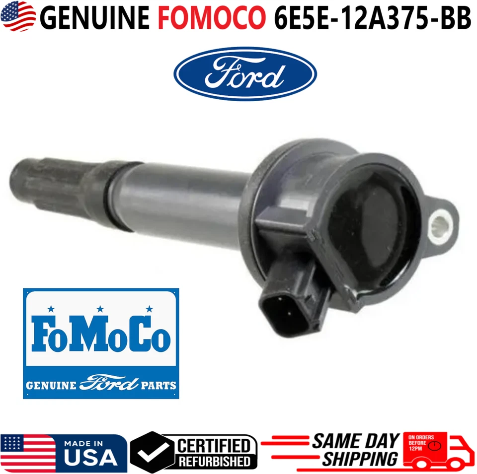 Bobinas de encendido originales FOMOCO para Ford Mercury Mazda 2006-2012, 6E5E-12A375-BB Foto 4 de 4