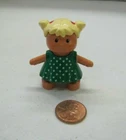 Lego Duplo Green Baby Doll Anna's Doll In Green Dress Blonde Hair Vintage