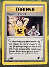 1st Edition Blaine’s Quiz #3 112/132 - Gym Challenge - Near Mint on eBay