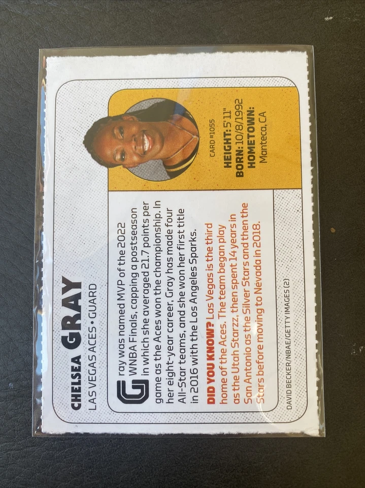 CHELSEA GRAY - SPORTS ILLUSTRATED FOR KIDS SI -  2023 LAS VEGAS ACES - WNBA - Image 4 of 4