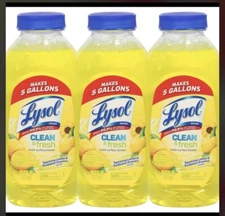 (3) Lysol Antibacterial Cleaner Multi-Surface Kills 99.9% Bacteria Virus 10.75oz