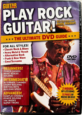 Guitar World DVD 2006 USA, Play Rock Guitar, Classic Alternative Metal Blues