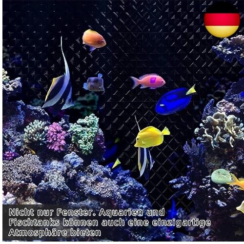 Qualsen Fensterfolie Verdunkelungsfolie Für Fenster Fensterfolie Schwarz - Bild 6 von 6