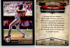 Vladimir Guerrero 2010 Topps Cards Your Mom Threw Out CMT166 Expos HOF