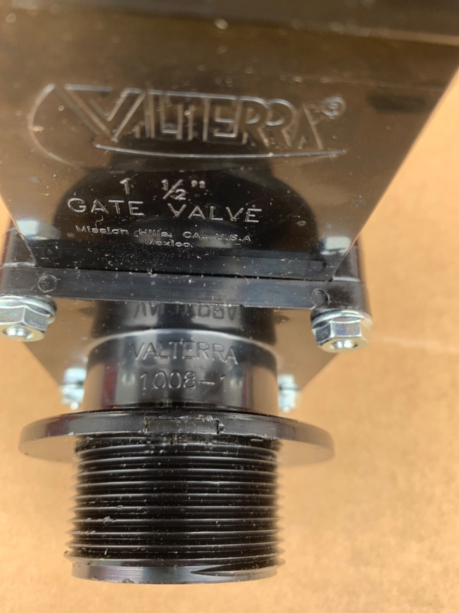 Valterra 7206 ABS Torventil – Schwarz, 2 MPT X Spigot, Push/Pull-Bedienung, Für Flüssigkeiten & Gase