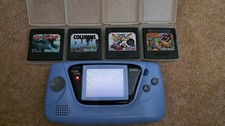 Sega Game Gear Blue Retro Vintage Fully Working Handheld Games Console Japan
