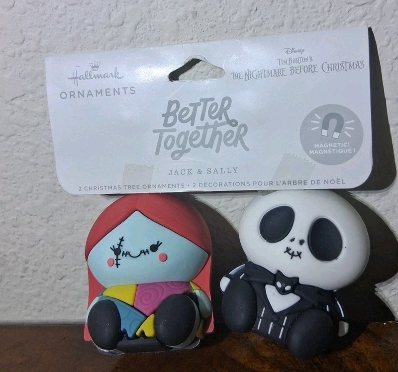 HALLMARK ORNAMENTS BETTER TOGETHER THE NIGHTMARE BEFORE CHIRSTMAS JACK & SALLY