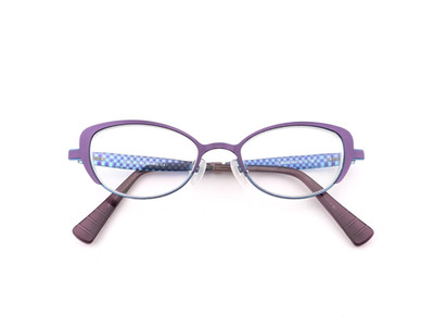 Jean Lafont Eyeglasses, Frames Only, Ilona 726 Purple, 47-17-135, France