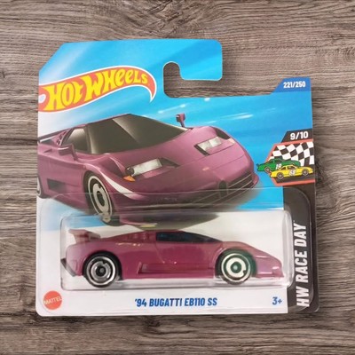 2025 HOT WHEELS MAINLINE SHORT CARD CASE L 94 BUGATTI EB110 SS