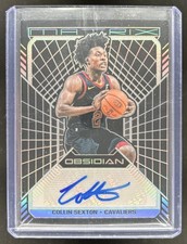 2018-19 Panini Obsidian Collin Sexton Matrix Auto Rookie RC #/75 Cavaliers