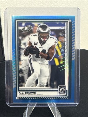 2025 Panini Donruss Optic - A.J. Brown #17 Aqua 🔥 #218/349 Eagles 🦅