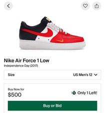 Nike- Air Force 1 07 LV8 Low  4th of July 