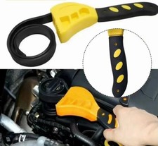 Effective Adjustable Rubber Strap Belt Wrench Tool Car Oil Water Filter Opener !