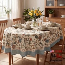 Sage Green Linen Texture Tablecloth 60"x84" - Boho Rose - Sage Green