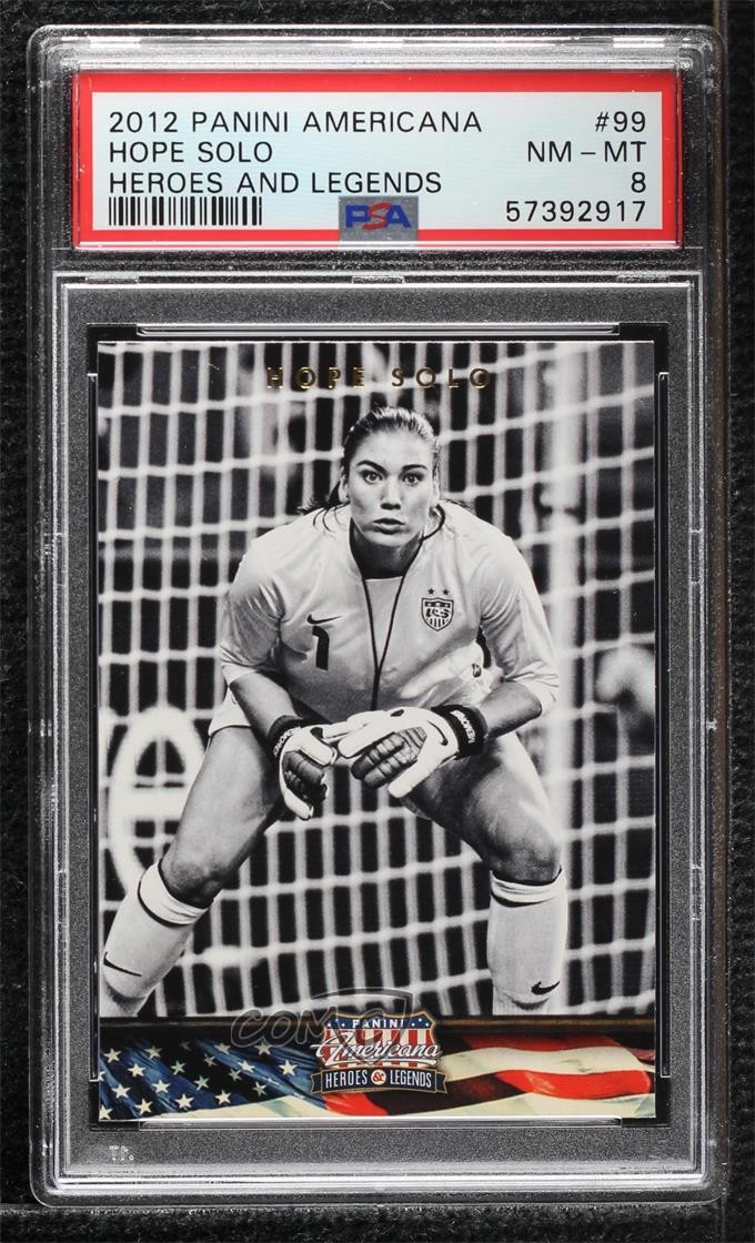 2012 Panini PANINI AMERICANA HEROES AND LEGENDS Hope Solo front
